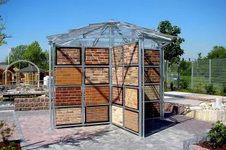 Bild Nummer gala_outdoor_05<br>Klinkerpräsentation in der GaLa-Ausstellung