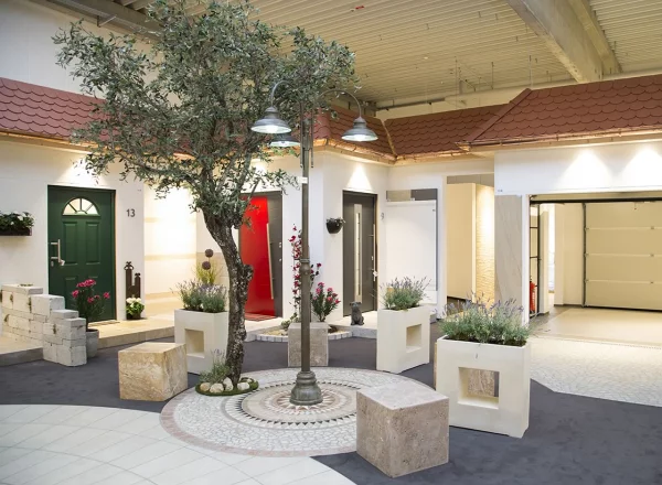 Bauelemente mit Dekoration