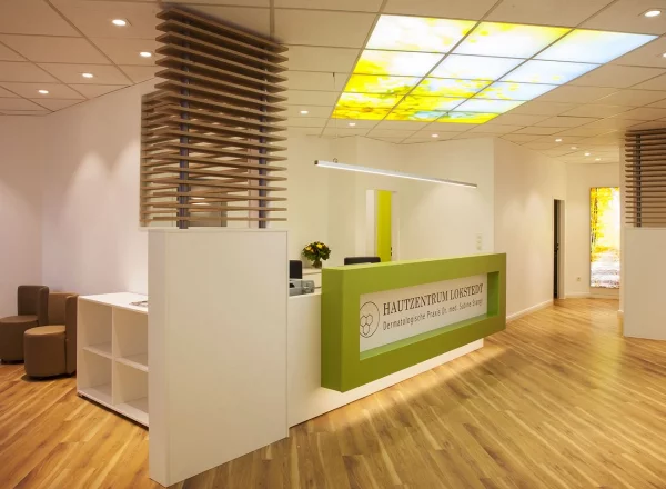 Eingangssituation in einer Arztpraxis