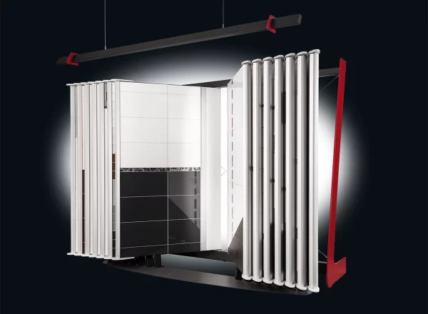 Großformatfliesen elegant präsentiert