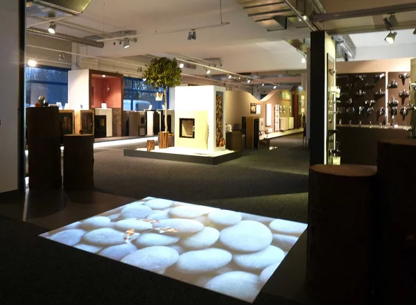 LED-Bewegtbild in der Ausstellung