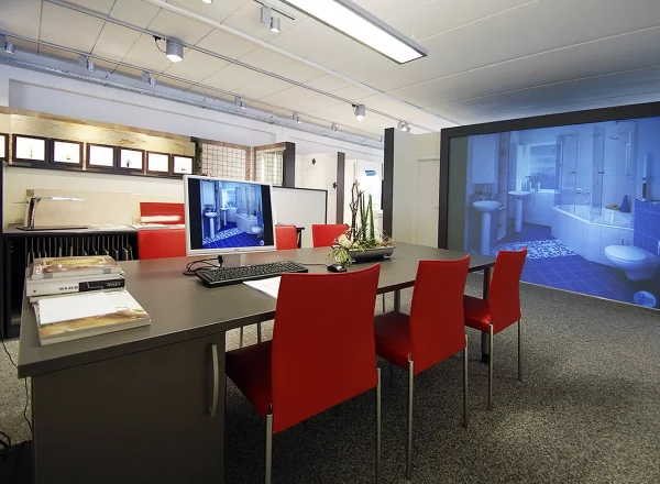 LivingWall mit Beraterplatz