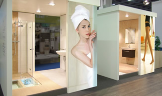 Technik-Cube in der Baustoffausstellung