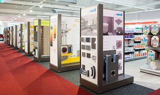 Rollkojen für Industriepräsentation